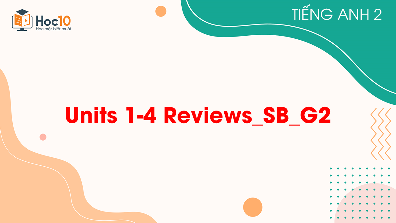 Units 1-4 ReviewsSBG2